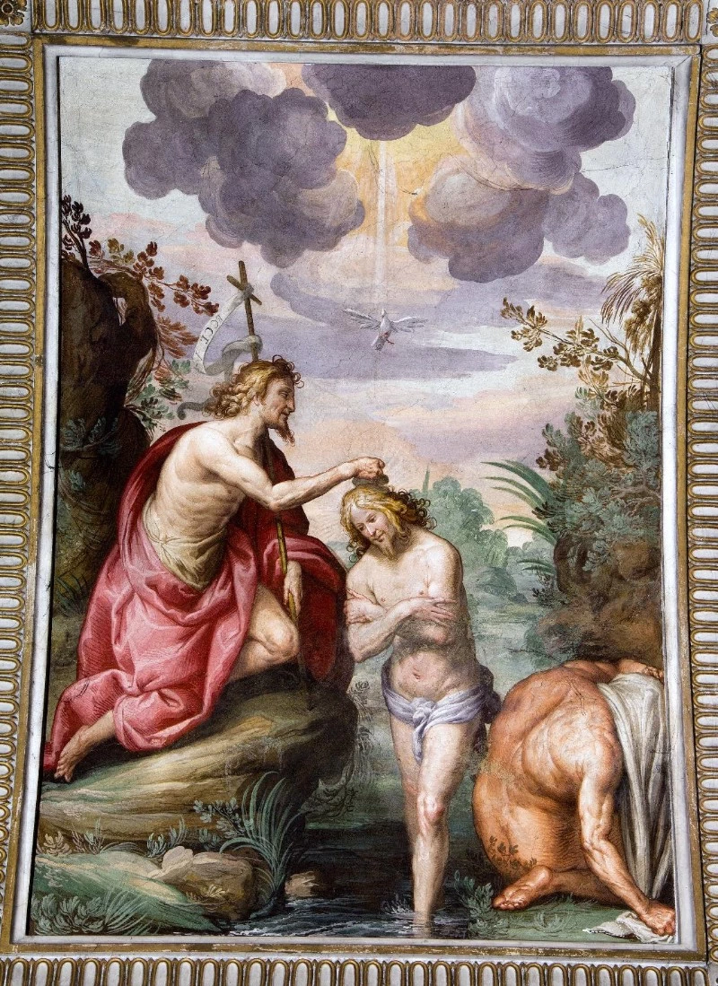 Gian Giacomo Barbelli - Il Battesimo di Cristo, chiesa di San Giovanni della Carità, Crema